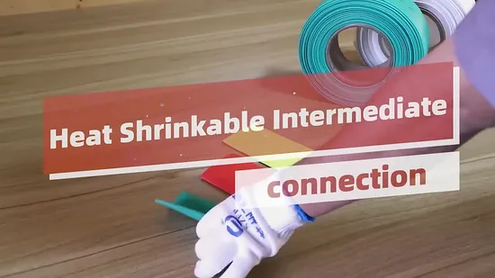 Tubo termorretráctil de alto voltaje para cables y alambres de red eléctrica, tubo termorretráctil de barra colectora