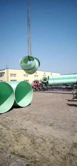 Tubo de elevación de GRP de plástico reforzado con fibra de vidrio aprobado por ISO9001/ISO14001